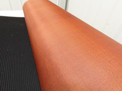 34"W x 12' 4" Grip-Top Incline Conveyor Belt Laced 2-Ply Black Rubber PHR2-160