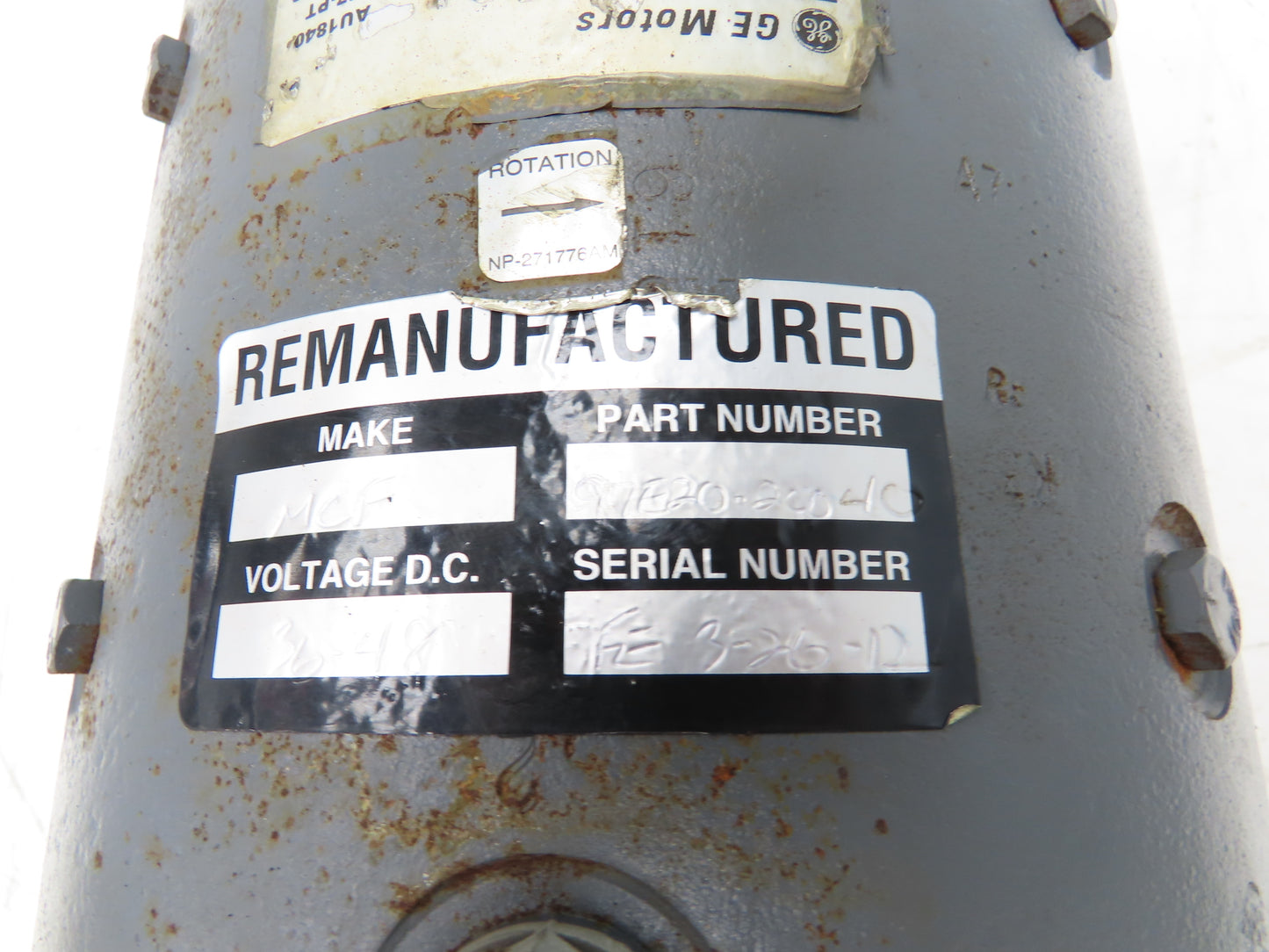 Caterpillar EC25KE Electric Forklift Hydraulic Motor 5BT1335B007A