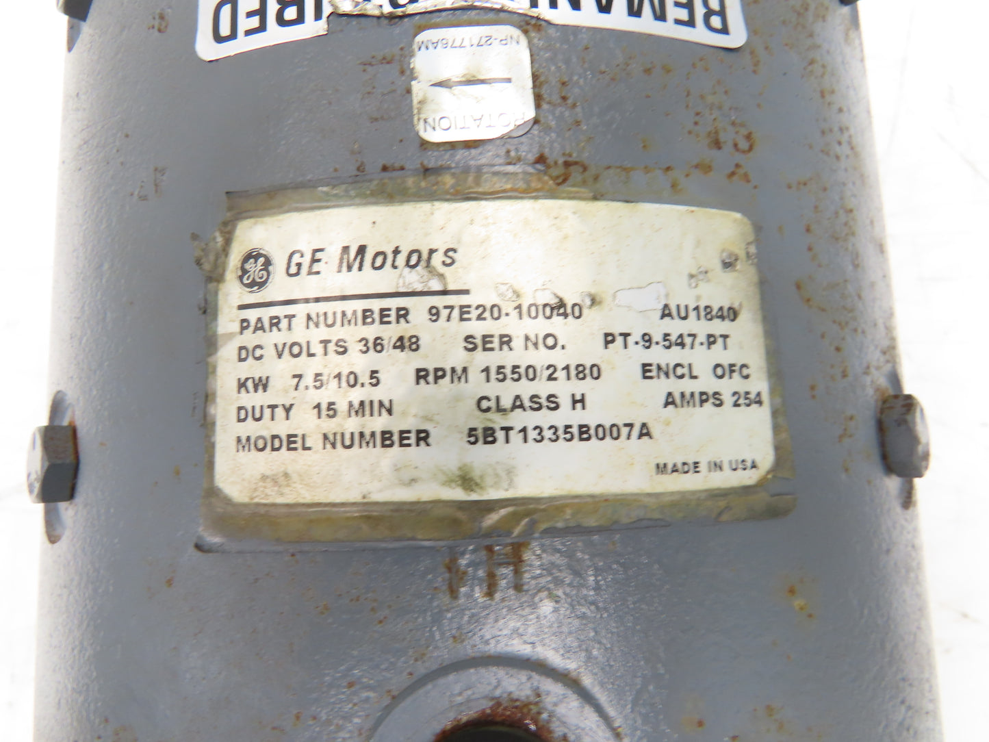 Caterpillar EC25KE Electric Forklift Hydraulic Motor 5BT1335B007A