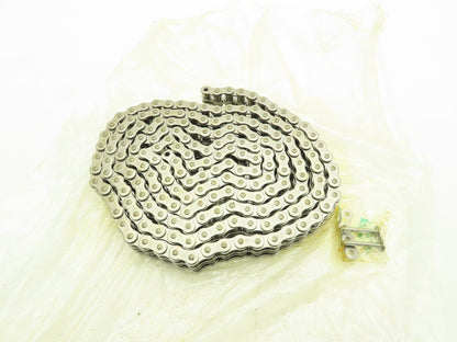 Tsubaki 50-2SS #50 2-Strand Double Roller Chain Stainless 5/8" Pitch Riveted 10'