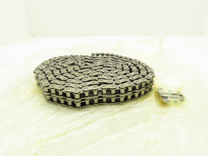 Tsubaki 50-2SS #50 2-Strand Double Roller Chain Stainless 5/8" Pitch Riveted 10'