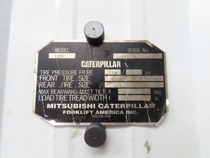 Caterpillar EC25KE Electric Forklift Rear Axle Dual Hydraulic Steering Assembly