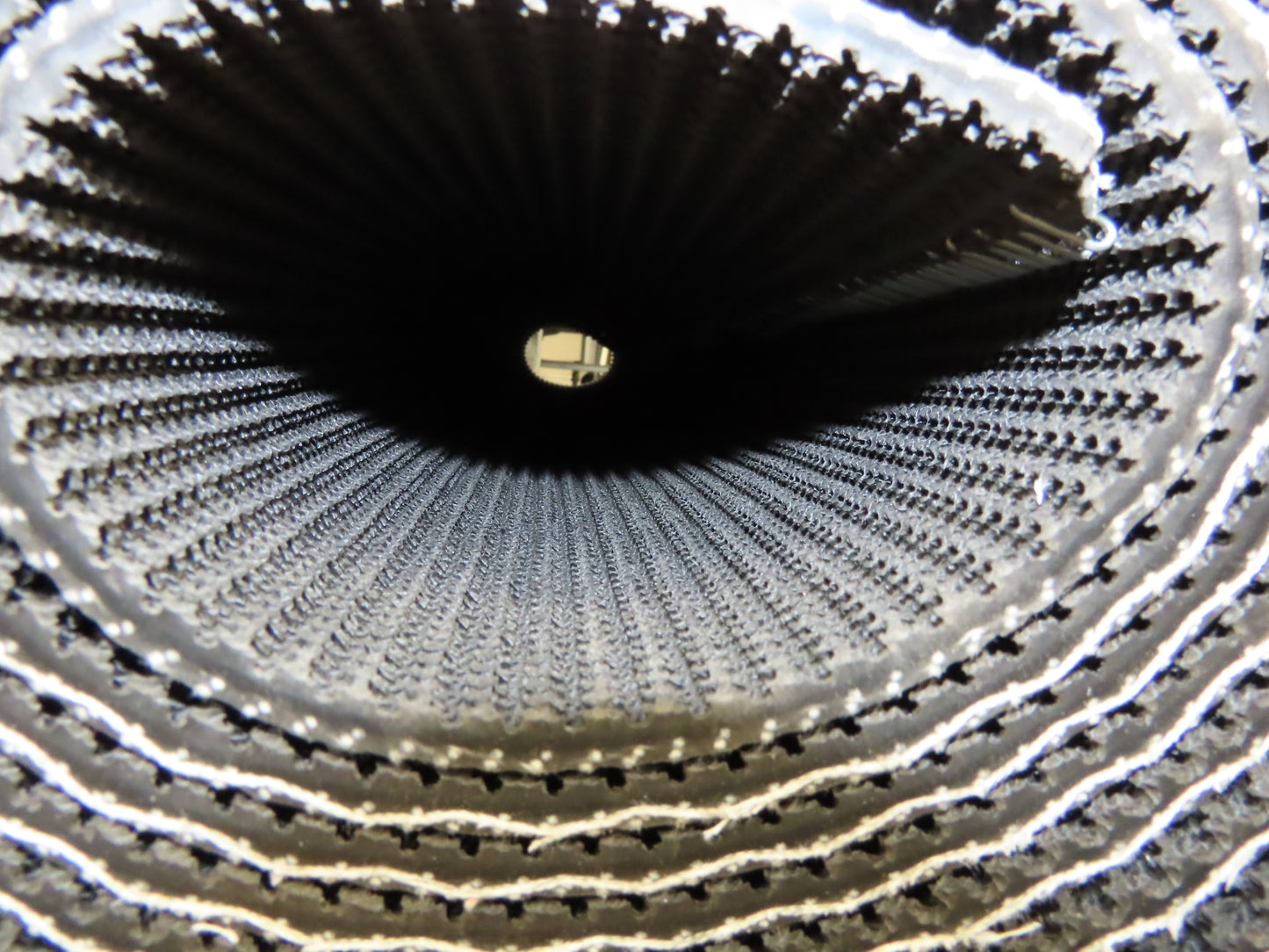 36"W x 41' Grip-Top Incline Conveyor Belt Laced Black Rubber