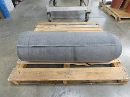 36"W x 41' Grip-Top Incline Conveyor Belt Laced Black Rubber