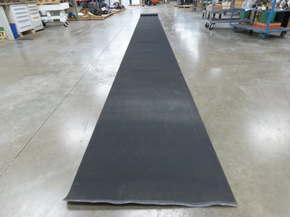 36"W x 41' Grip-Top Incline Conveyor Belt Laced Black Rubber