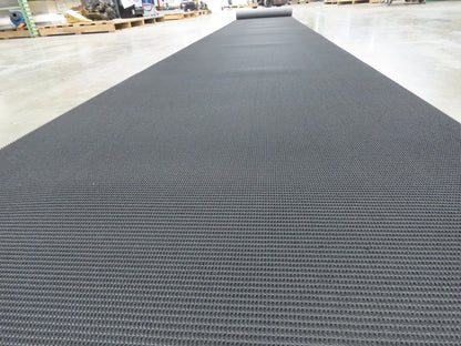 36"W x 41' Grip-Top Incline Conveyor Belt Laced Black Rubber