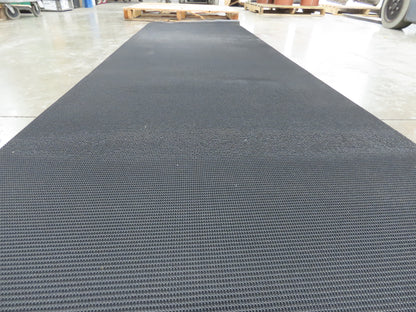 36"W x 41' Grip-Top Incline Conveyor Belt Laced Black Rubber