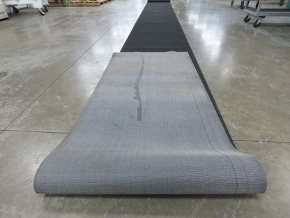 36"W x 41' Grip-Top Incline Conveyor Belt Laced Black Rubber