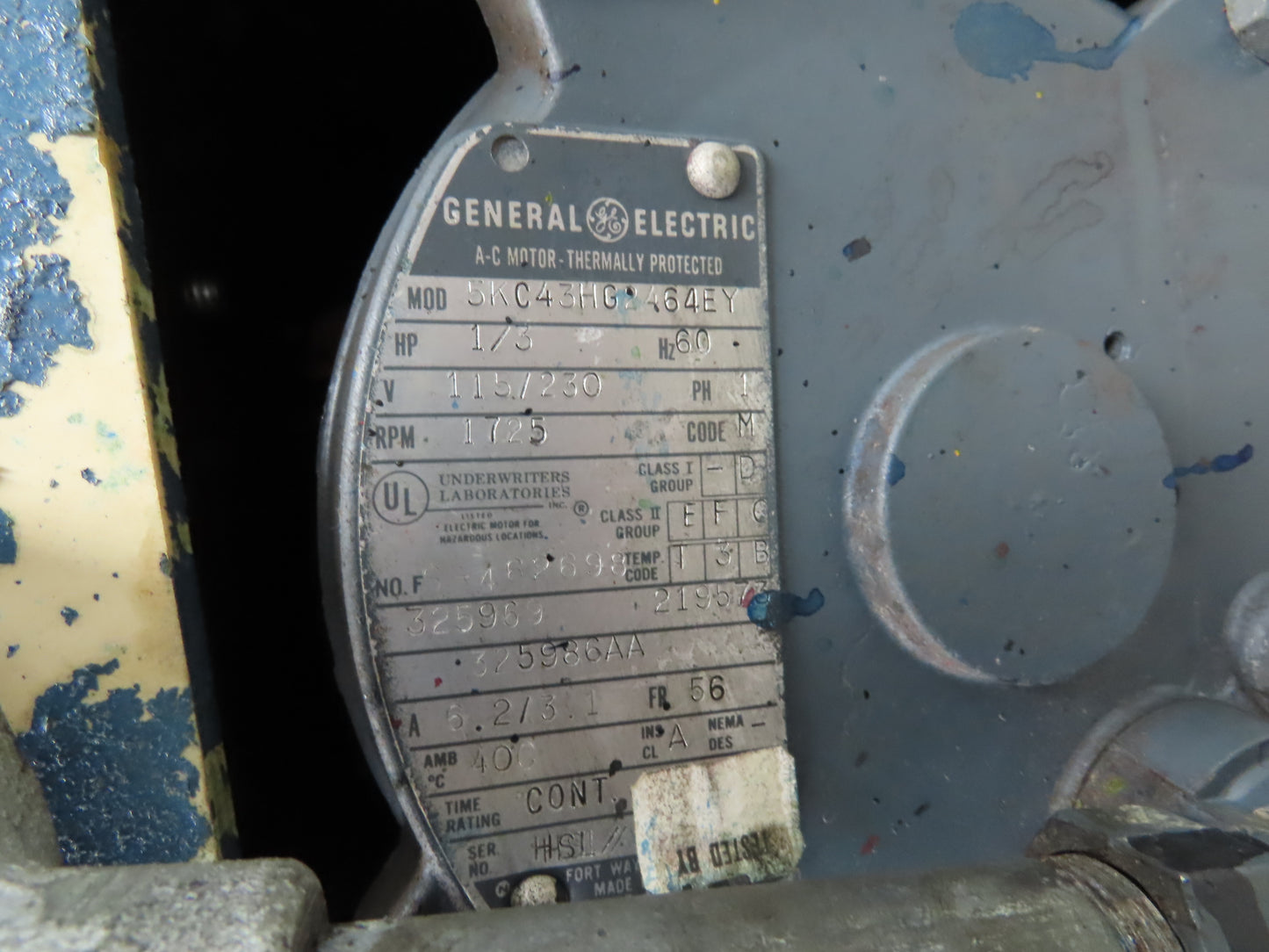 Red Devil Paint Shaker 1 Gallon 115V 1Ph Single Arm Explosion Proof