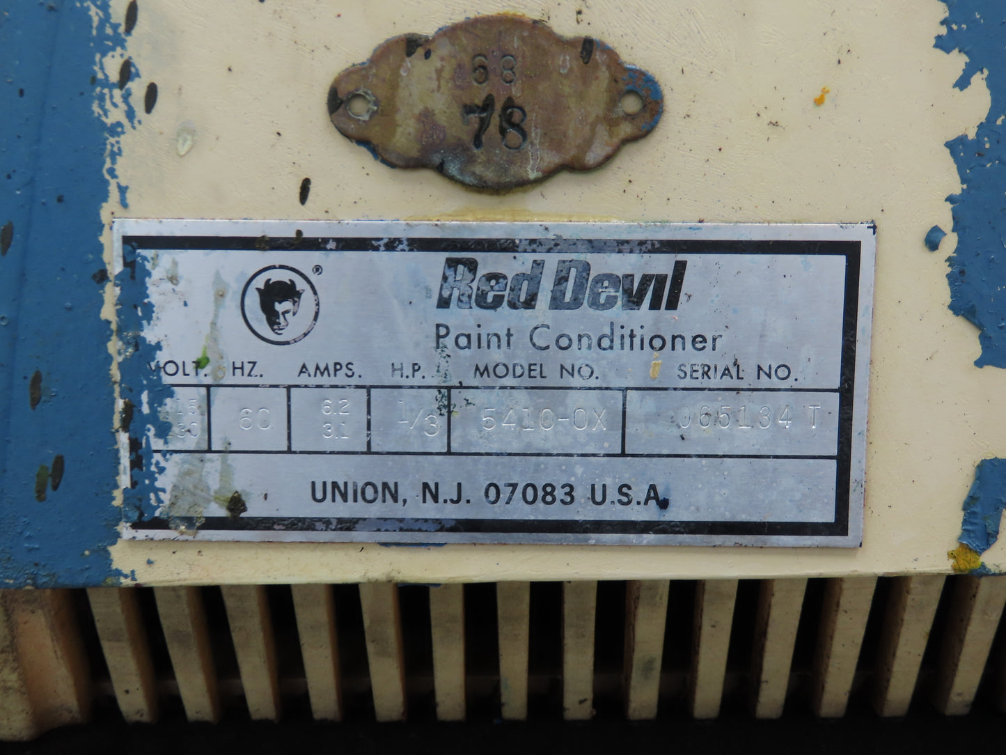 Red Devil Paint Shaker 1 Gallon 115V 1Ph Single Arm Explosion Proof