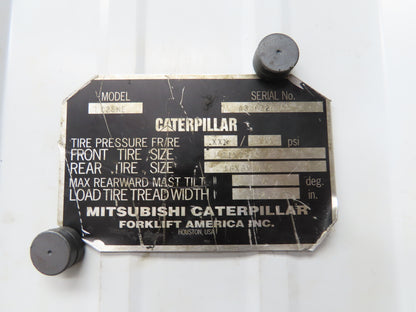 Caterpillar GE 5BT1366B178A Electric Forklift Traction Motor 36/48VDC CAT EC25KE