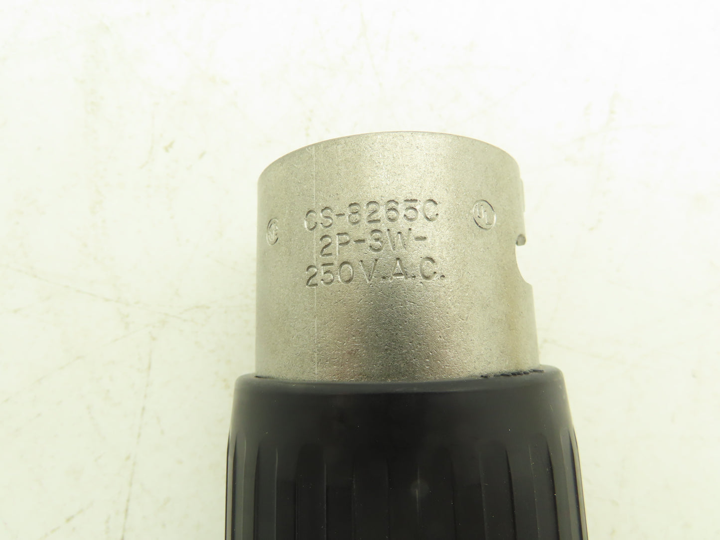 Hubbell CS8265C Insulgrip Twist-Lock HBL Connector 2 Pole 3 Wire 50A 250VAC