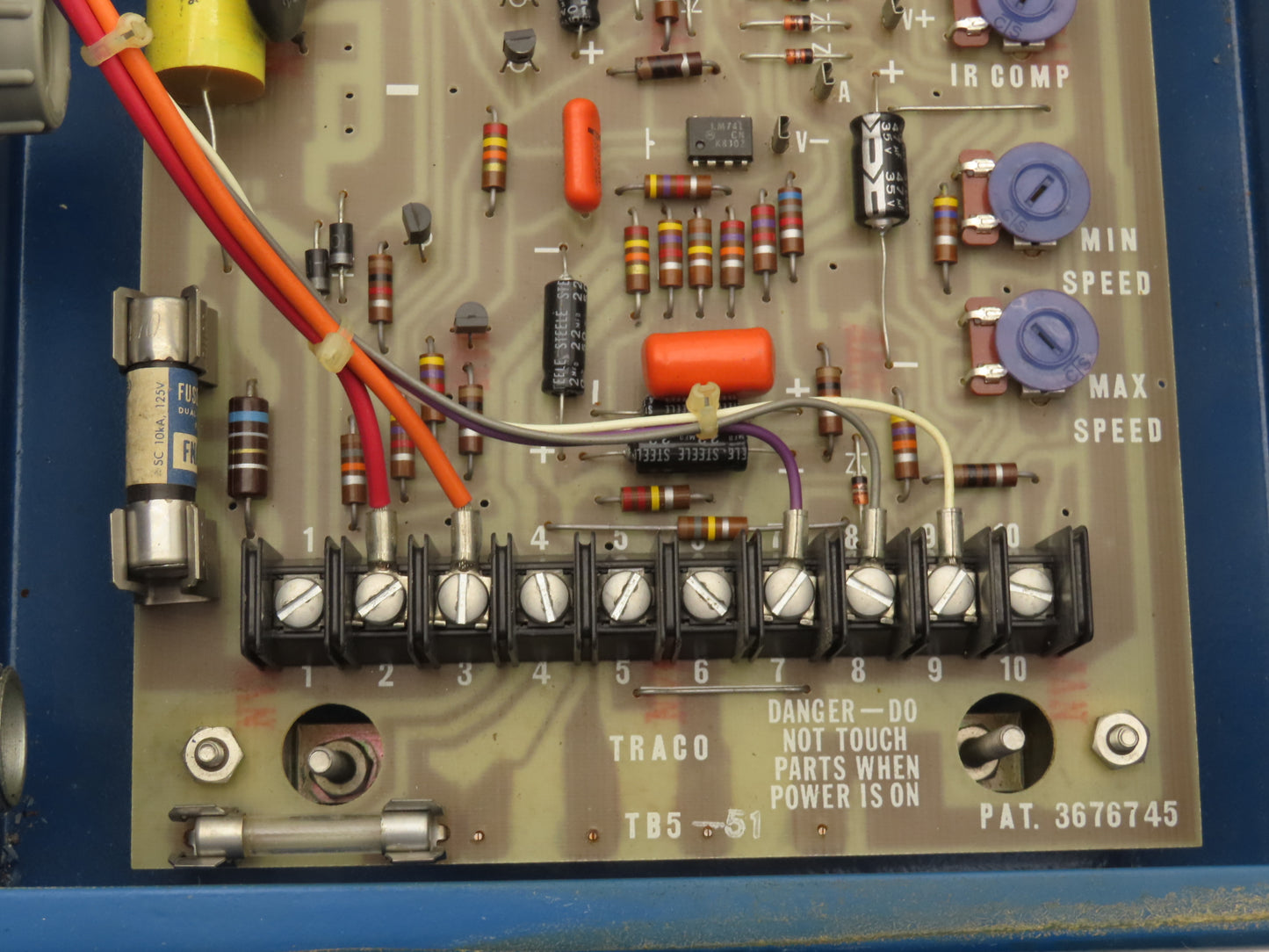 Nalco Solicon DC Motor Drive Controller Traco Board TB5-51 115V Input