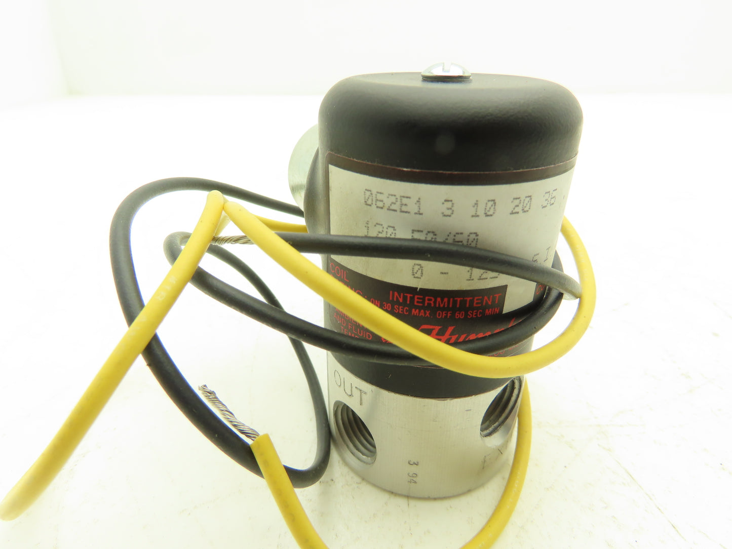 Humphrey 062E1-3-10-20-36 Solenoid Valve 0-125psi 1/4" NPT 120V Continuous Coil