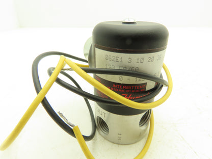 Humphrey 062E1-3-10-20-36 Solenoid Valve 0-125psi 1/4" NPT 120V Continuous Coil