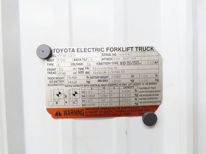 Toyota 24610-11441-71 Electric Forklift Transistor Circuit Board Card 7FBCU25