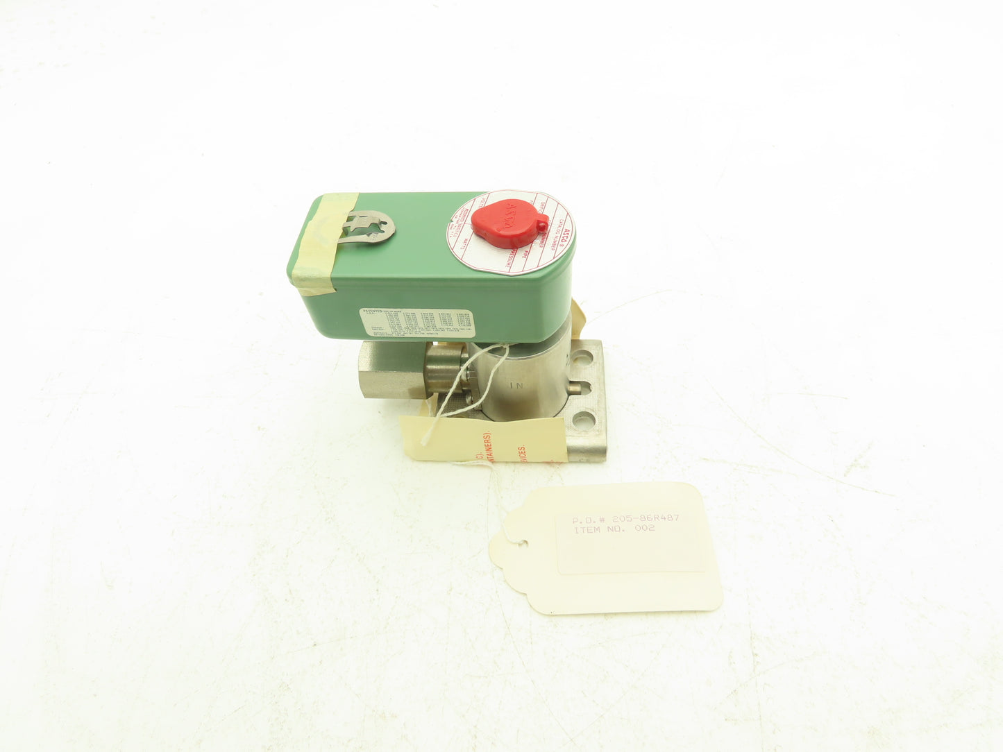 Asco HVA170966-2A Solenoid Valve 0-125psi 1/4" Orifice  120V 50/60Hz Coil