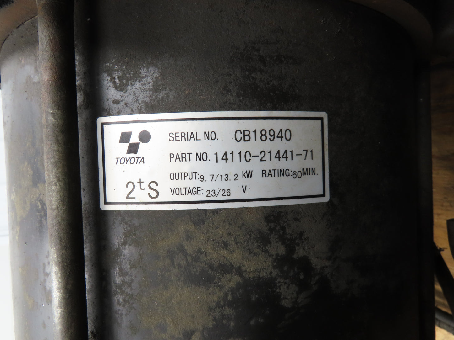 Toyota 14110-21441-71 Electric Forklift Motor Drive Front Axle 6 Lug Off 7FBCU25