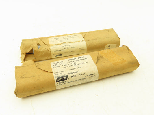 Norton GWBG260 Grinding Wheel 1.125" OD x 1"W x 3/8" ID  Alundum Lot of 31