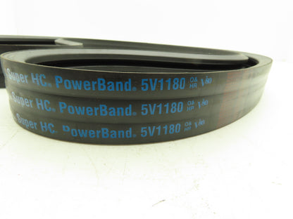 Gates 9386-3118 3/5V1180 Super HC Powerband Belt 3 Groove 5V Width OEM Belt
