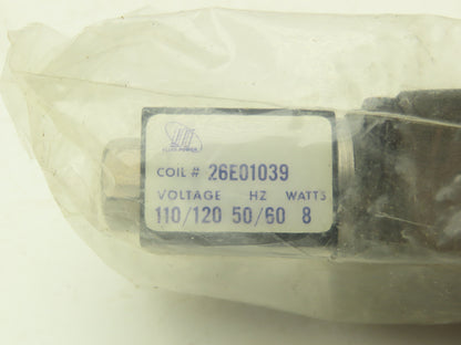ISI Fluid Power 375-02-081-82 Pneumatic Directional Solenoid Air Valve 120V Coil