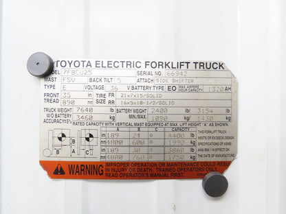 Toyota 57462-10921-71 Electric Forklift Directional Control Switch 7FBCU25