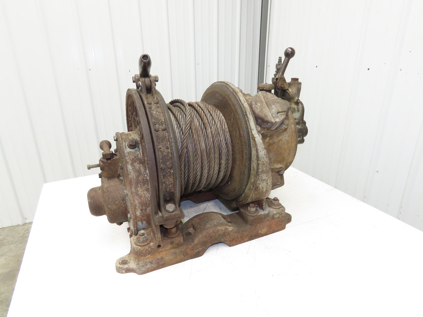 IR HU Utility Hoist Air Tugger Winch 2k 2000lbs 1/2" Wire Rope Pneumatic 125FPM