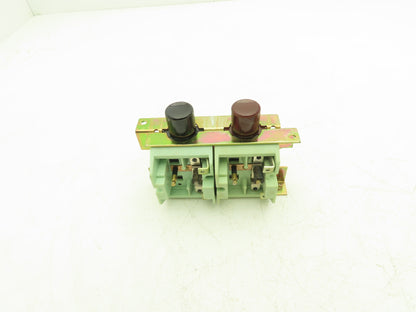 Hubbell 54601-145 Momentary Contact Two Pushbutton Assembly 1 NO 1 NC Lot of 2
