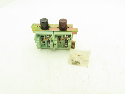 Hubbell 54601-145 Momentary Contact Two Pushbutton Assembly 1 NO 1 NC Lot of 2