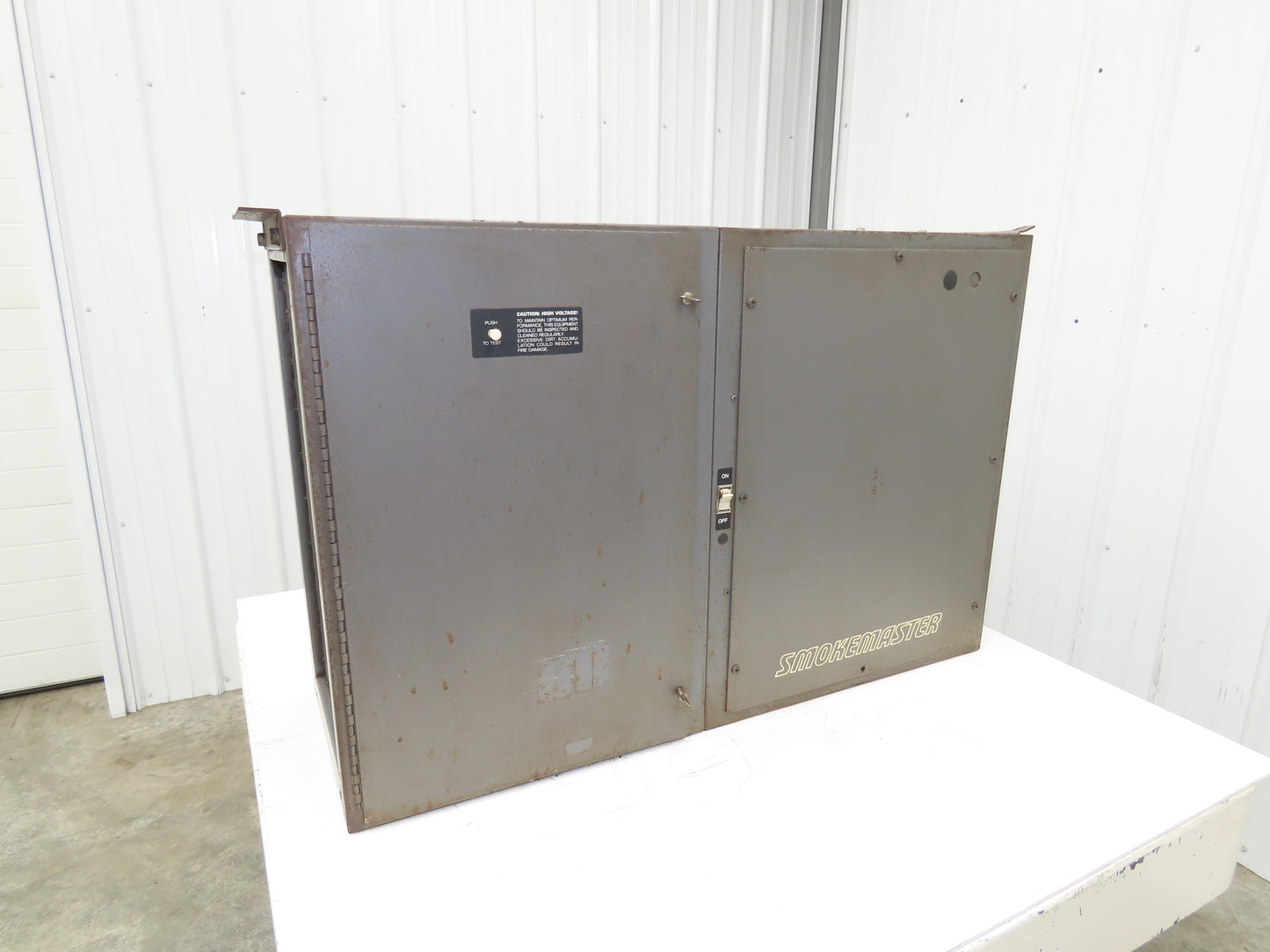 Smokemaster Air Filtration Smoke Eater Filter Ionizer Collector 9400VDC 120V