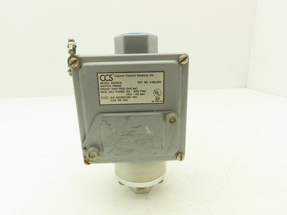 Custom Control Sensors 604PA15 Hydraulic Pressure Switch 5000 PSIG 125/250/480V