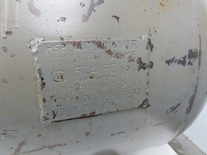 Compressed Air Receiver Tank 60 Gallon 200PSI 250°F Horizontal Compressor