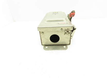 Square D HU221DS Safety Disconnect Switch 30 Amp 600V 2 Pole Fused SS E1