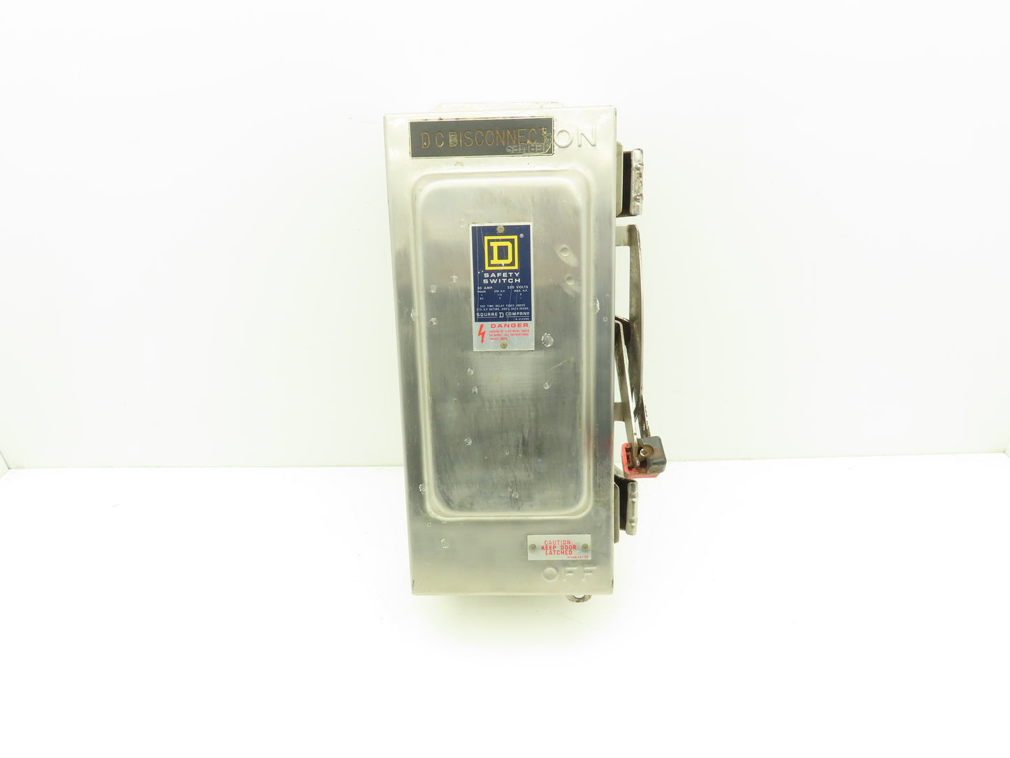 Square D HU221DS Safety Disconnect Switch 30 Amp 600V 2 Pole Fused SS E1