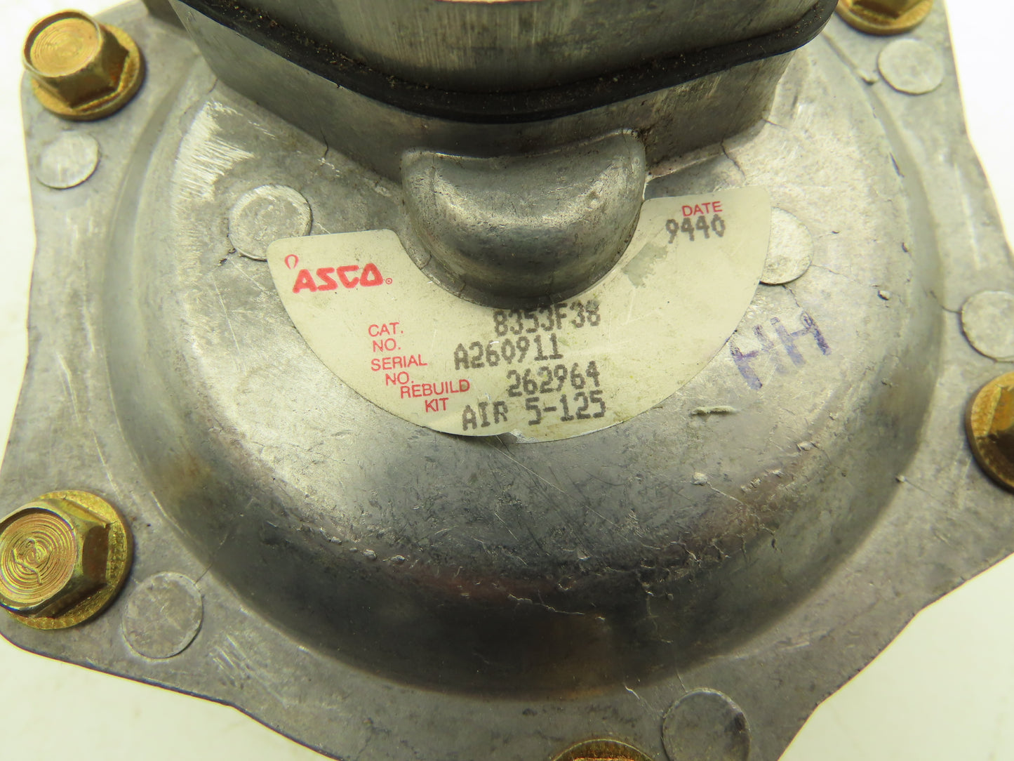 Asco 8353F38 Pneumatic Air Operated Gas Valve 5-125PSI