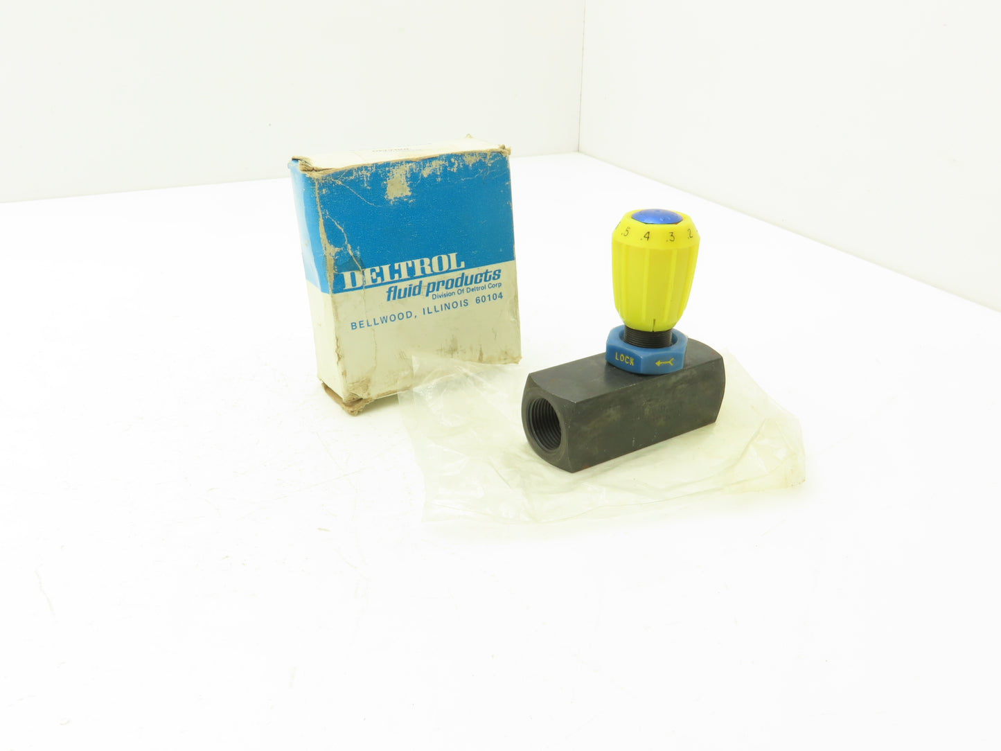 Deltrol EDF35S Easy Read Inline Flow Control Valve 3/4" F NPT