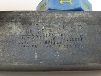 Deltrol EDF35S Easy Read Inline Flow Control Valve 3/4" F NPT