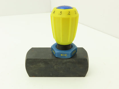 Deltrol EDF35S Easy Read Inline Flow Control Valve 3/4" F NPT