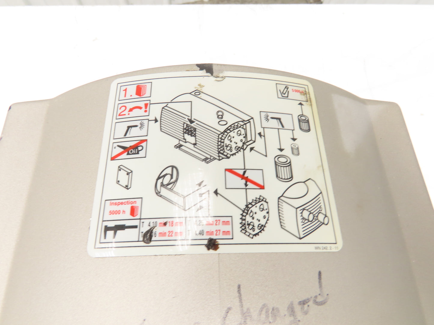 Becker VT 4.25 D80BY4P Oil-less Vacuum Pump .9kw 18scfm 30m³/h 850mbar 460V 3PH