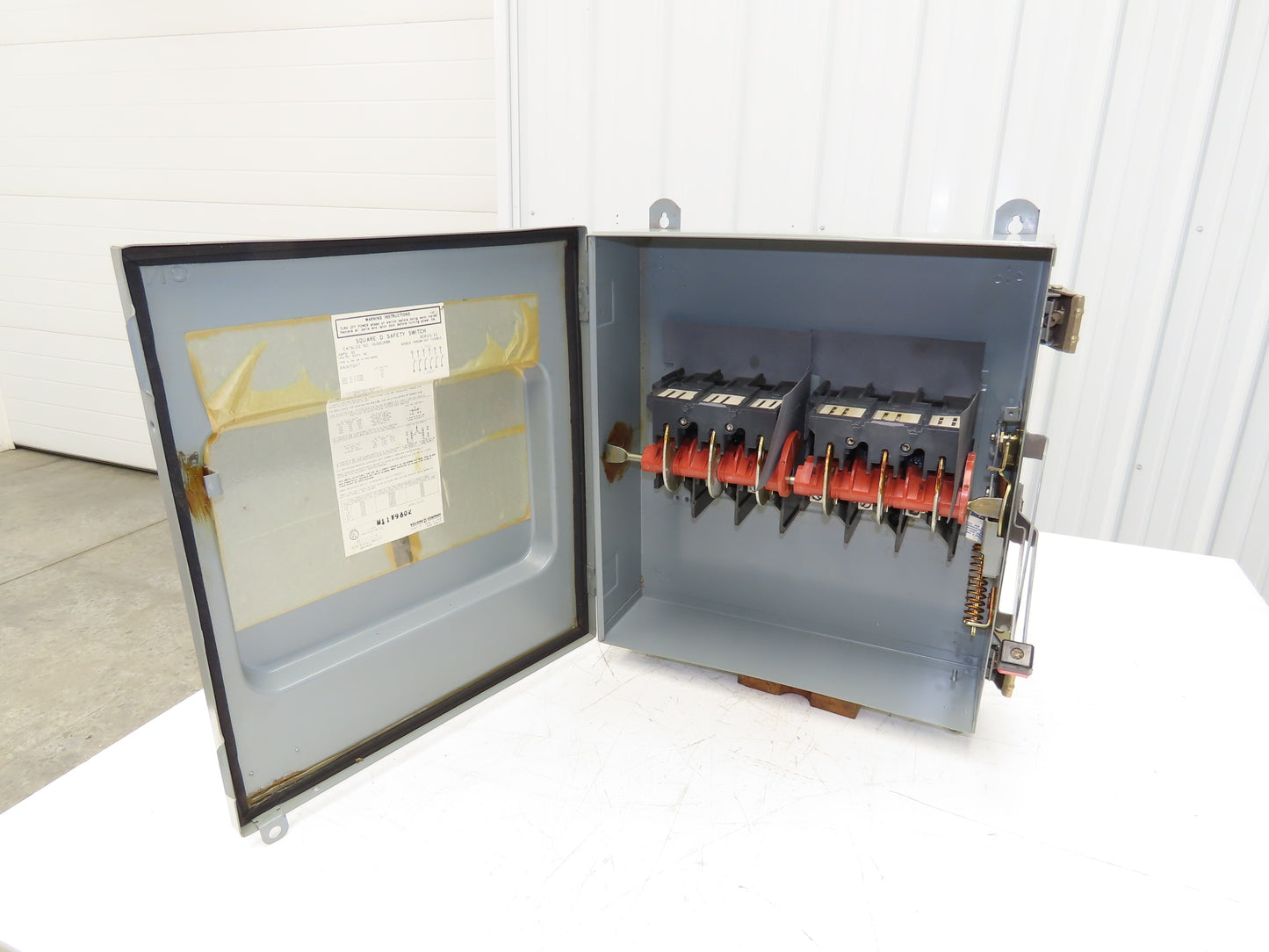 Square D HU661RWK Safety Disconnect Switch 30A 600V 6 Pole Non Fused 3R