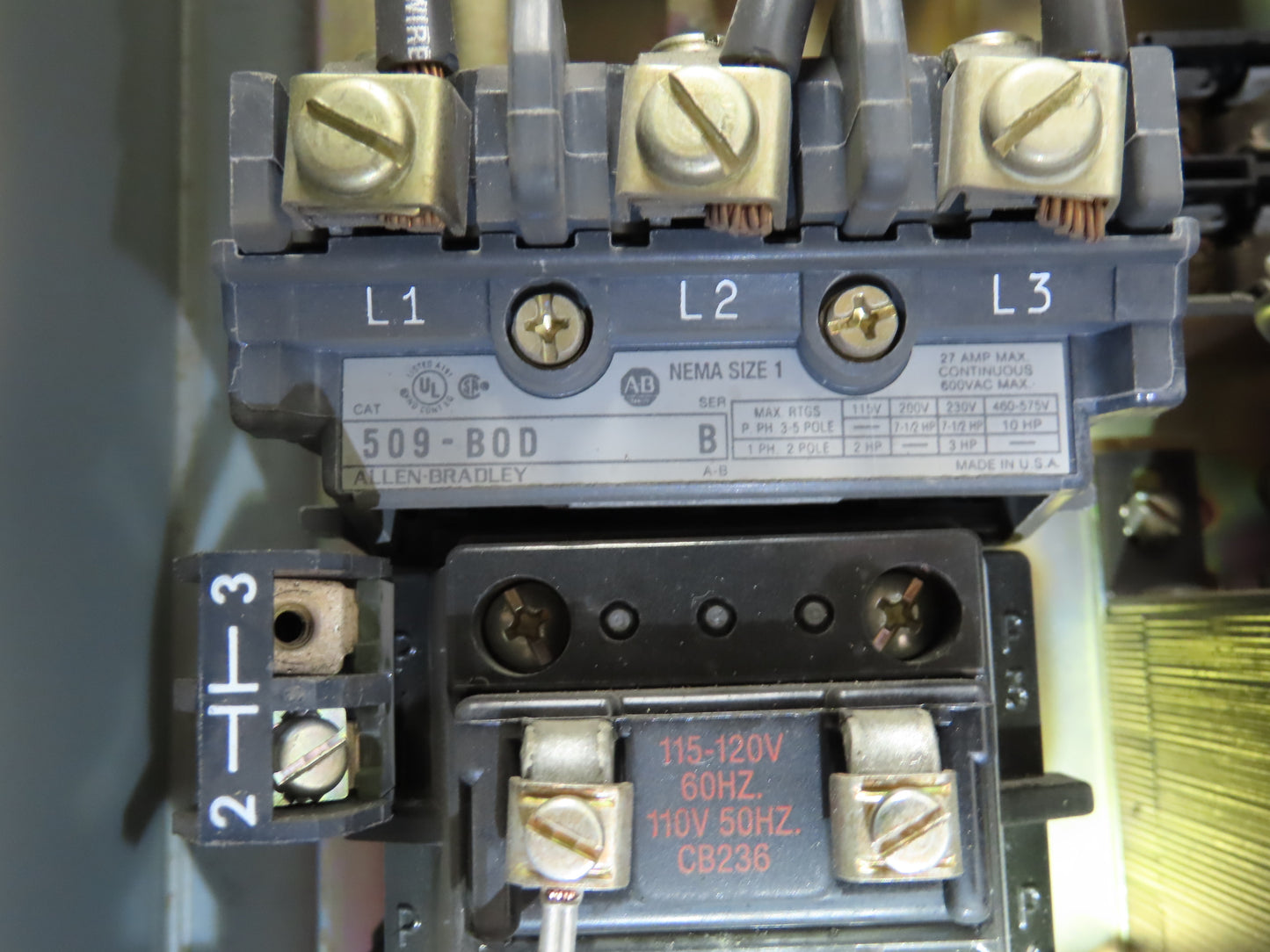 Allen-Bradley 512-BJB-6XP-24R Combination Starter Fusible 600V 3PH 10HP