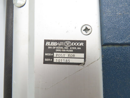 Chase Durulite Door Impact Service Swing Traffic Window Royal Blue 40 x 84"