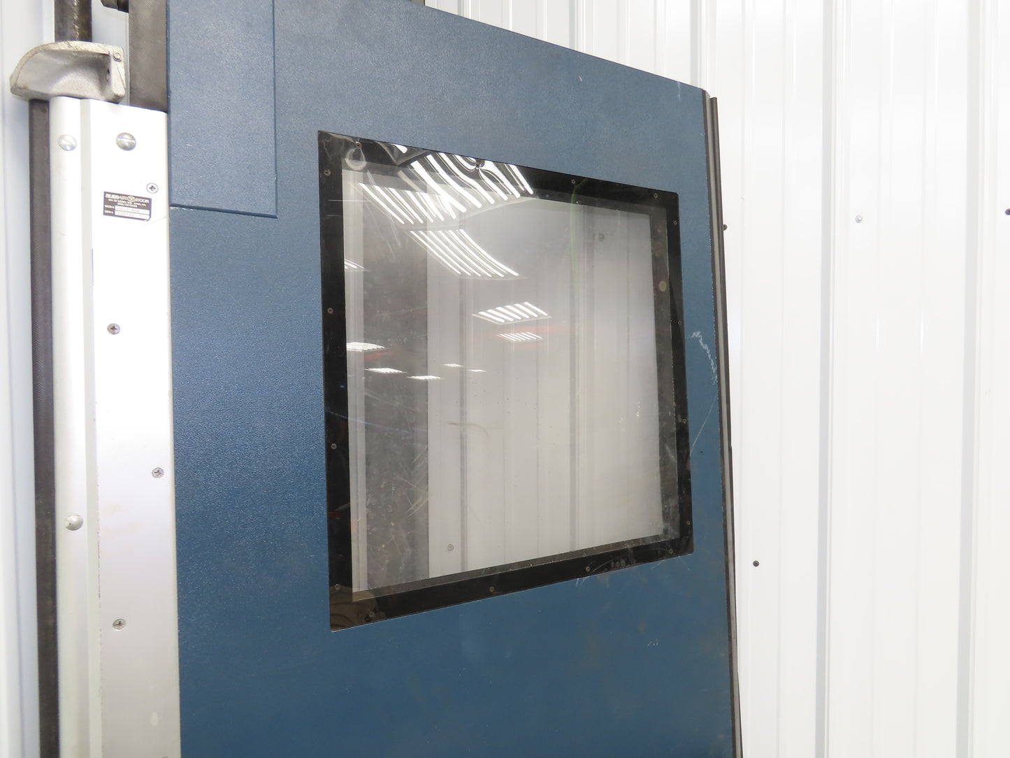 Chase Durulite Door Impact Service Swing Traffic Window Royal Blue 40 x 84"