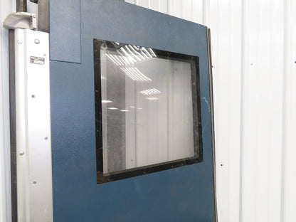 Chase Durulite Door Impact Service Swing Traffic Window Royal Blue 40 x 84"