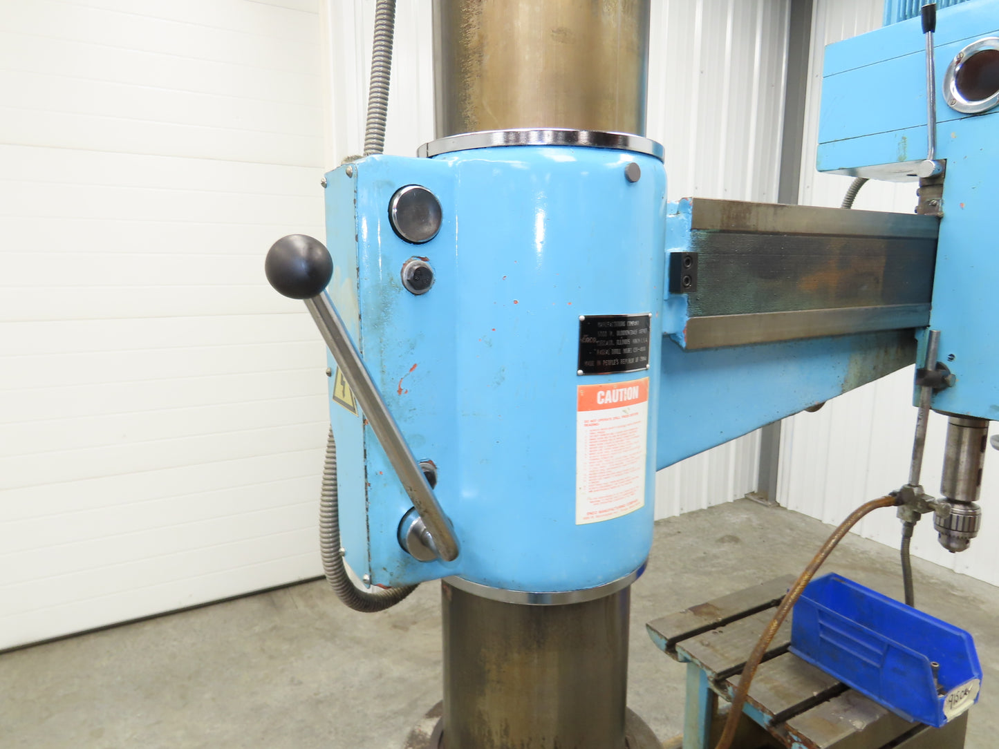 Enco 128-4010 Radial Arm Drill Press 32" x 10" 220V 2.2kw 3Ph 80-2000RPM