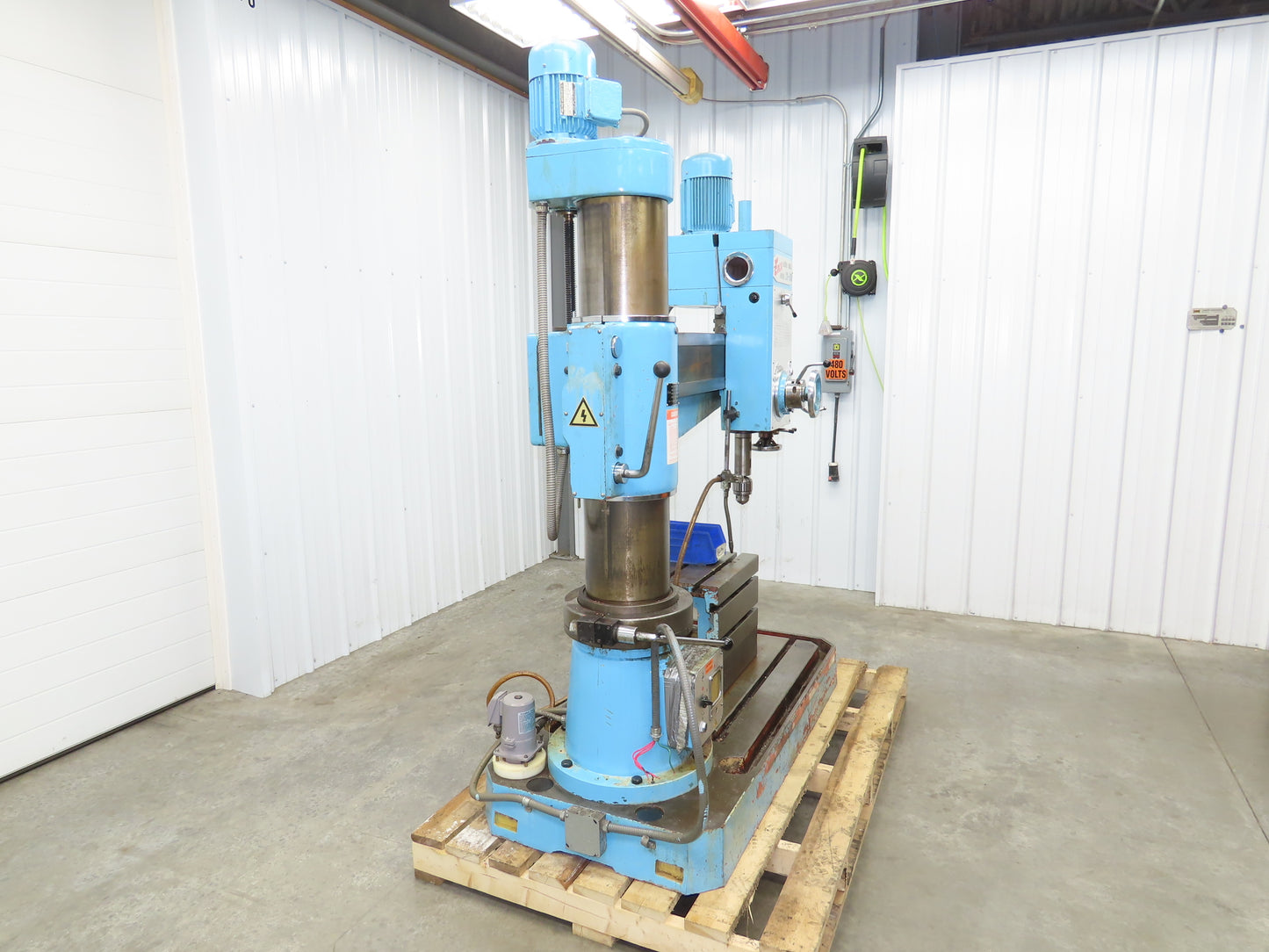 Enco 128-4010 Radial Arm Drill Press 32" x 10" 220V 2.2kw 3Ph 80-2000RPM