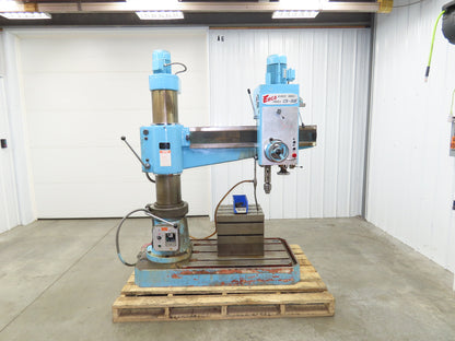 Enco 128-4010 Radial Arm Drill Press 32" x 10" 220V 2.2kw 3Ph 80-2000RPM