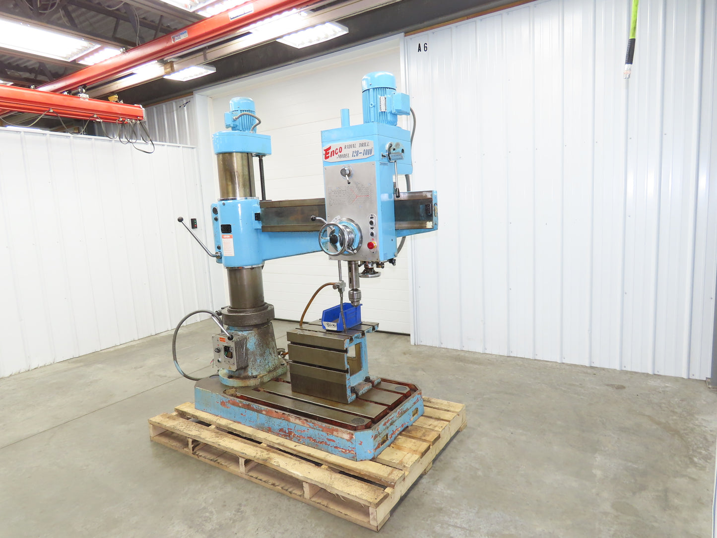 Enco 128-4010 Radial Arm Drill Press 32" x 10" 220V 2.2kw 3Ph 80-2000RPM