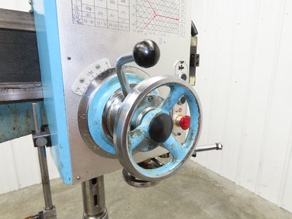 Enco 128-4010 Radial Arm Drill Press 32" x 10" 220V 2.2kw 3Ph 80-2000RPM