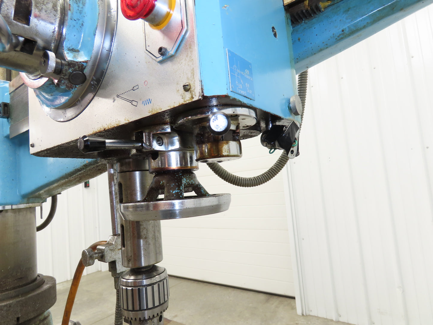 Enco 128-4010 Radial Arm Drill Press 32" x 10" 220V 2.2kw 3Ph 80-2000RPM